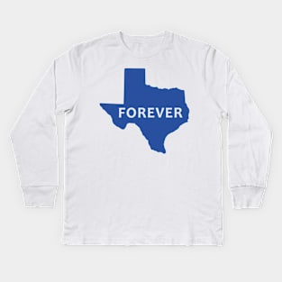 Texas Forever Kids Long Sleeve T-Shirt